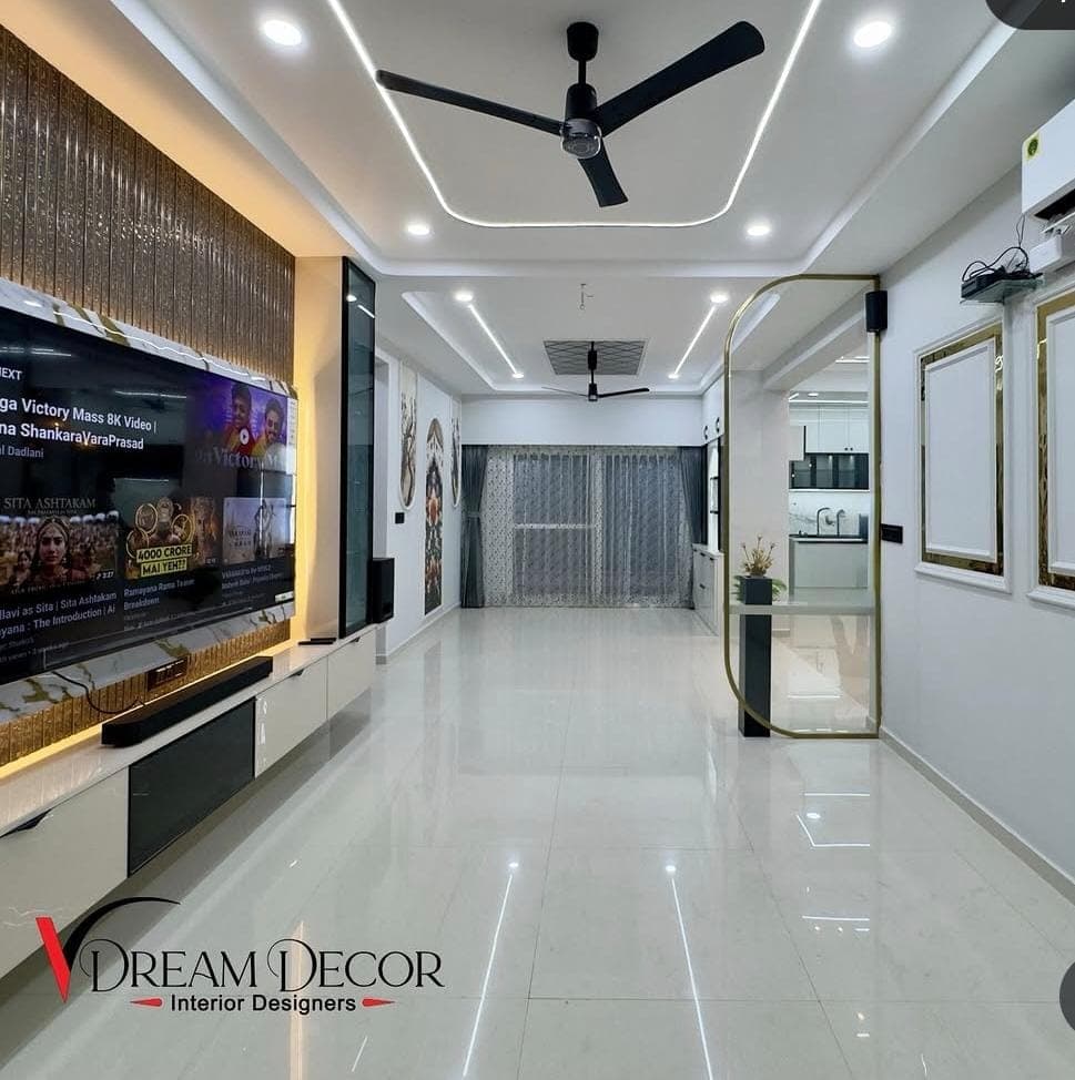 TS Heights interior by V Dream Decor Interiors, Hyderabad — 1