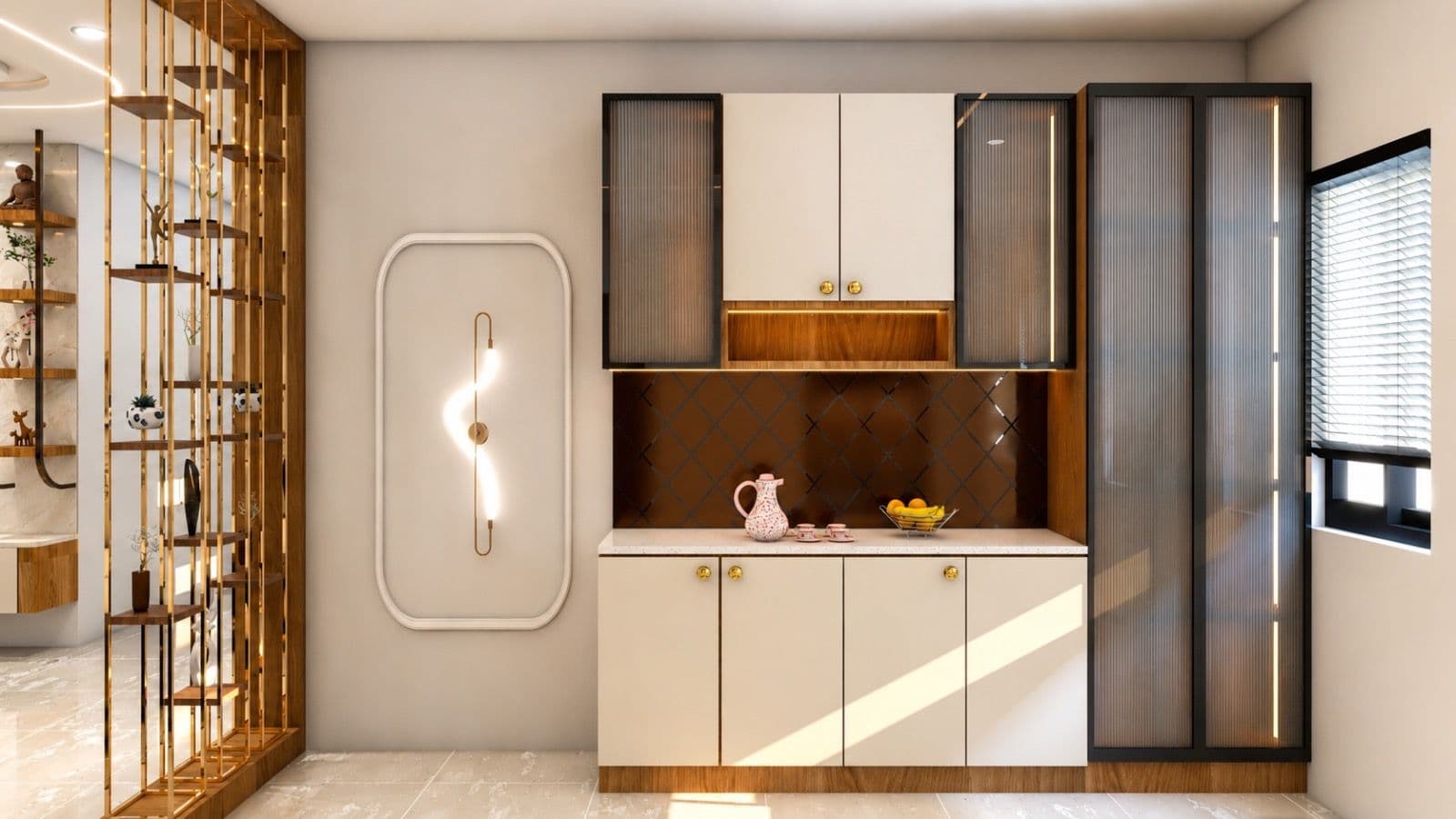 Crockery Units by V Dream Decor Interiors, Hyderabad — 2