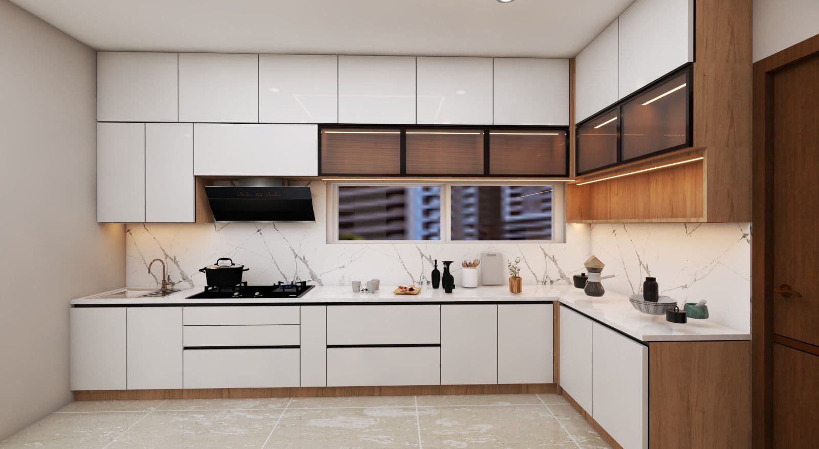 Modular Kitchens by V Dream Decor Interiors, Hyderabad — 3